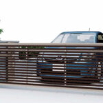 LIXIL　オーバードア　S3型　木調カラー　シャイングレー+クリエダーク　手動タイプ